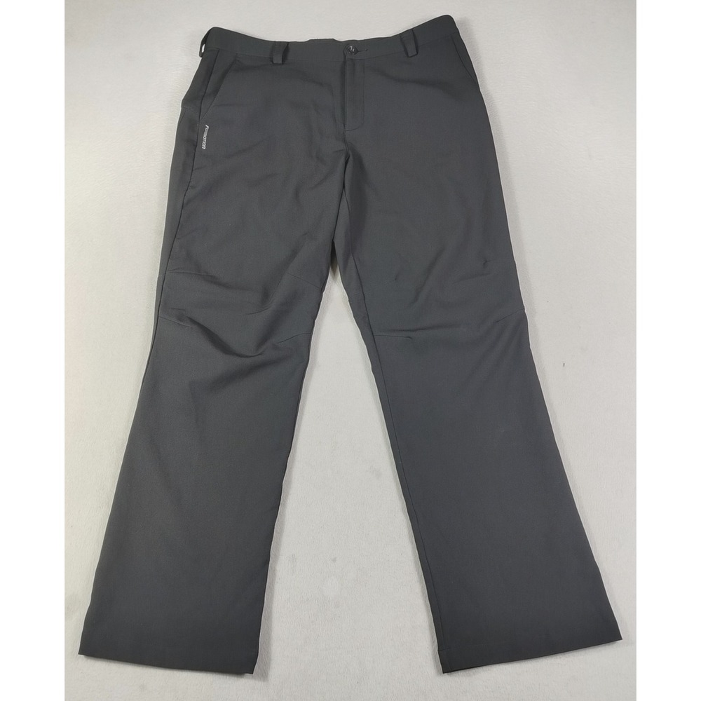 Adidas Golf Pants Mens 36 Black Climalite Formotion Wicking Khakis AE7002